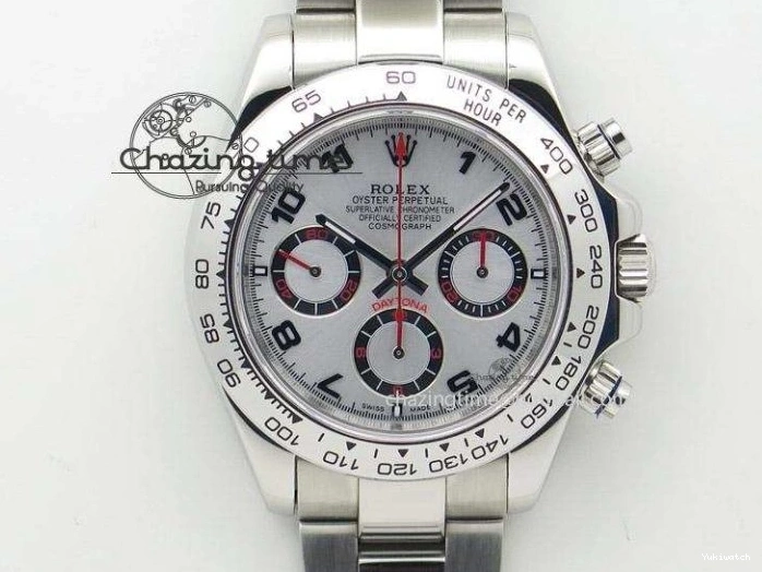 Dial Yacht-Master Silver Best SS SA3135 Edition Maker Bp on SS 116622 Bracelet 0501